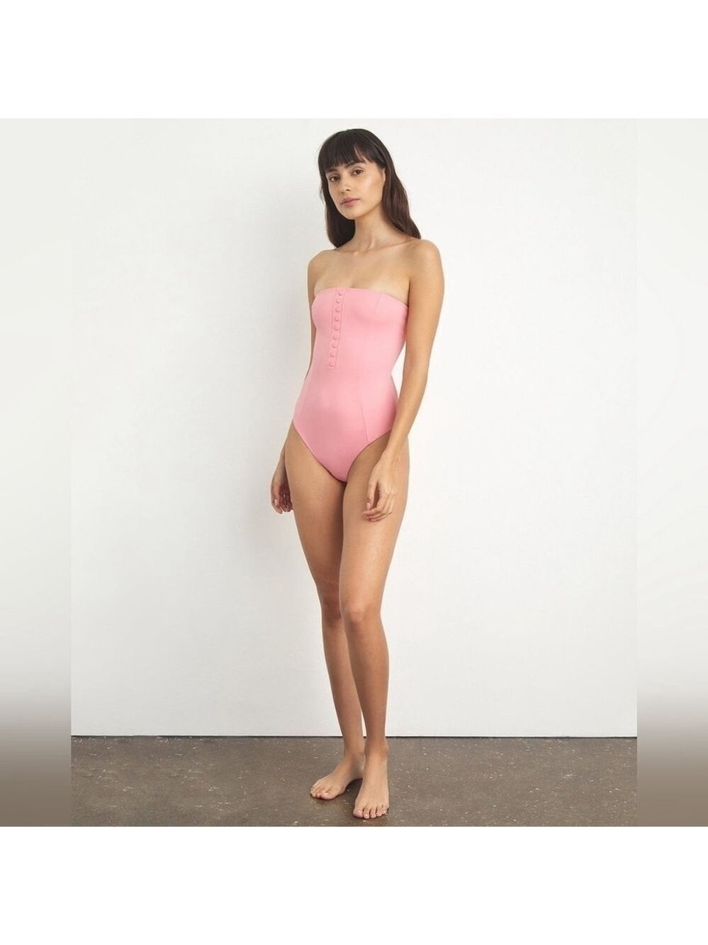 Nwt Onia | Adrienne One Piece In Rosette Pink